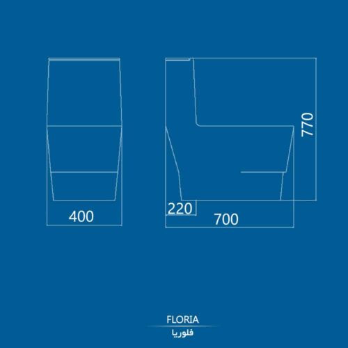 توالت فرنگی فلوریا