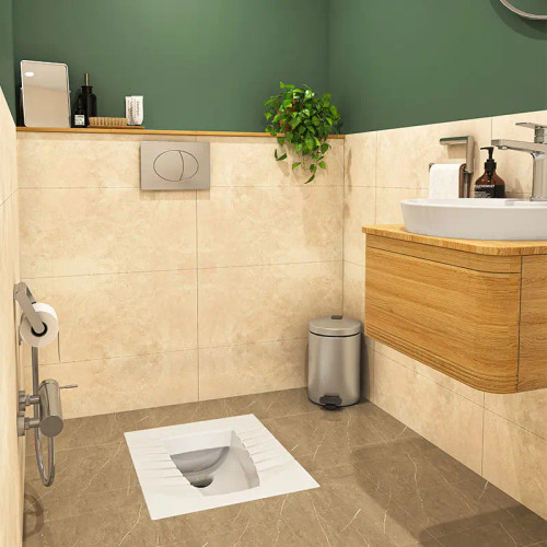 توالت ایرانی مدل آوینا آبریز بسته