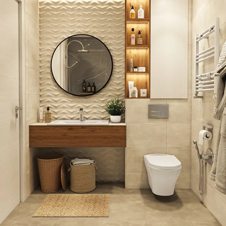 توالت فرنگی وال هنگ دافنه