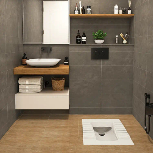 توالت ایرانی مدل آویسا آبریز باز