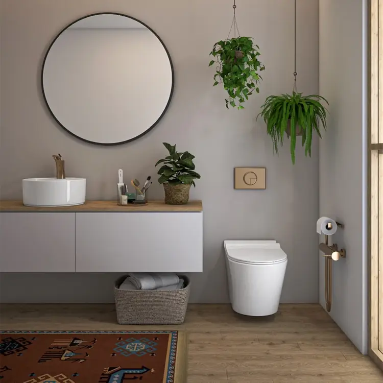 توالت فرنگی وال‌هنگ کانسپت