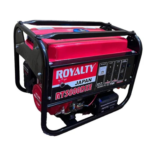 موتور برق بنزینی استارتی رویالتی RT5800DXE